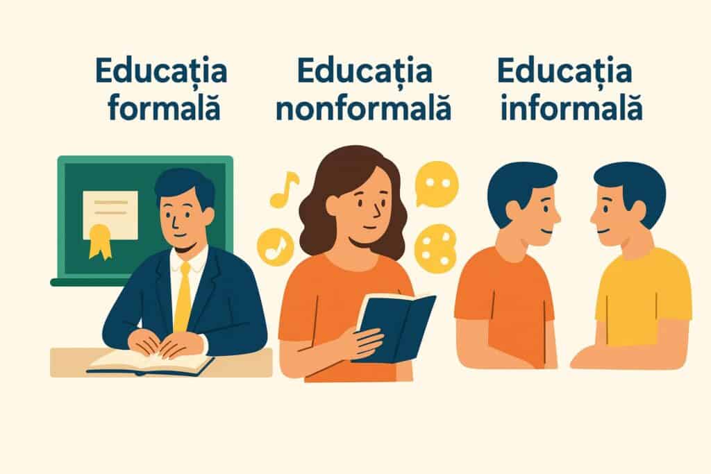 Relaţia dintre educaţia formală, nonformală şi informală
