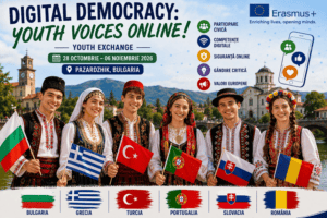 Digital Democracy: Youth Voices Online! – Erasmus+ despre democrație digitală, alfabetizare media și participare civică